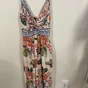 Angie Multicolor Floral Maxi Dress